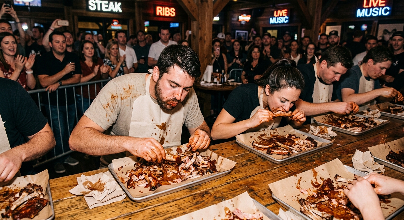 Kentucky’s Community Spirit Shines at Texas Roadhouse Rib Eating Contest Featured on WNKY