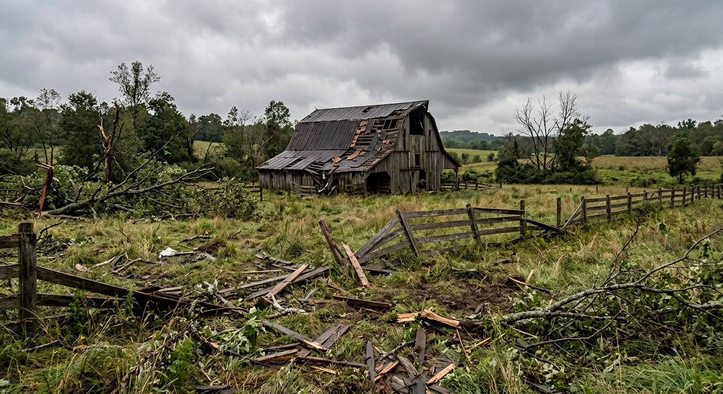 Five Tornadoes Confirmed Across Kentucky as Severe Weather Strikes Multiple Counties