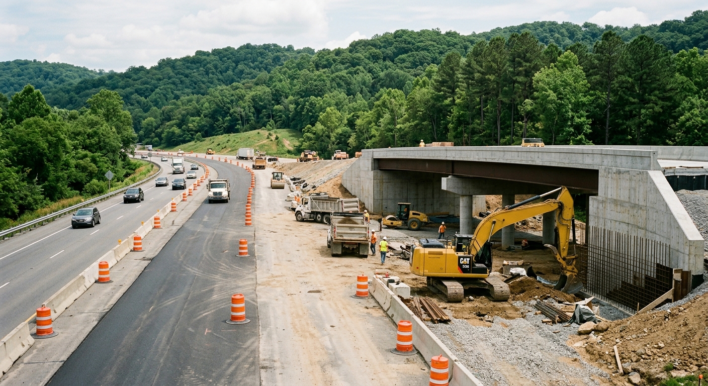 Kentucky Traffic Update: Construction Projects Lead to Lane Closures, Delays Across District 3