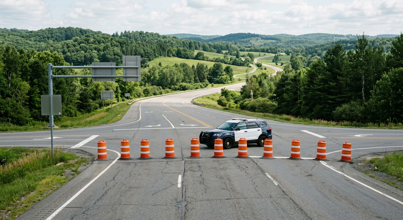 Major Motor Vehicle Collision Closes Key Intersection in Elizabethtown, Kentucky
